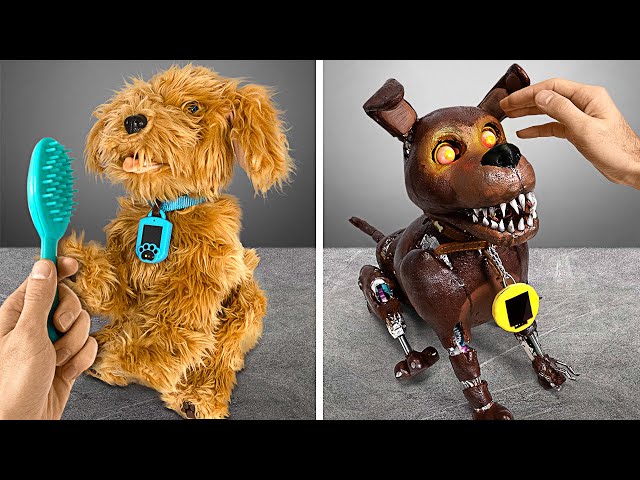 I Made a Real Fetch From FNAF And Now It's Really Scary! 🐶⚡