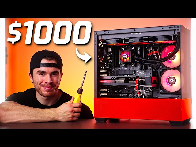 The BEST 👑 $1000 1440p Gaming PC ⚡ Build Guide 2024