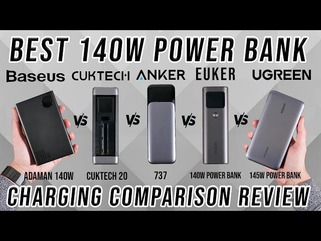 Best 140W Portable Power Bank? | Testing Anker 737 vs. The Competition (Review)