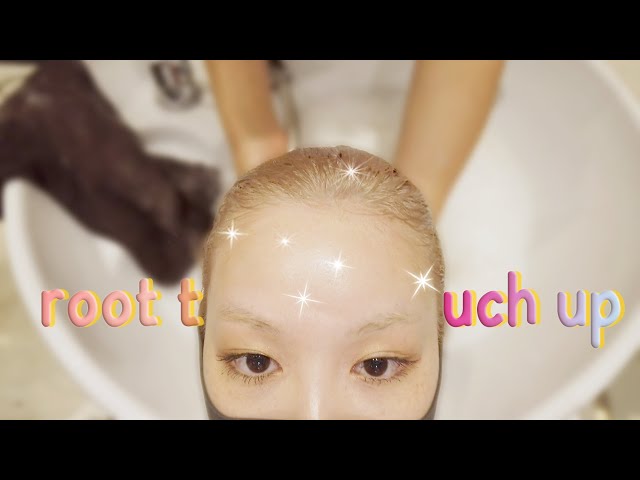 ✩ vlog? root touch up day ✩