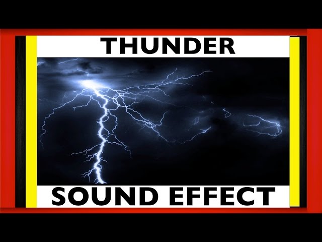 Best Thunder Sound Effect ► Thuder Strike & Lightning Sfx | HD