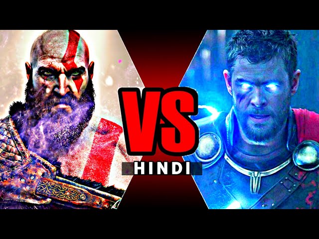 Thor Vs Kratos / Marvel Vs God of War / IN HINDI / KOMICIAN