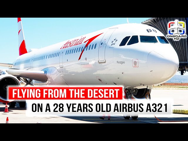 TRIP REPORT | Old But Gold! The 10th Oldest A321! | Austrian A321 Business Class | Cairo to Vienna