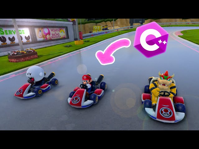 I made Mario Kart in C++!