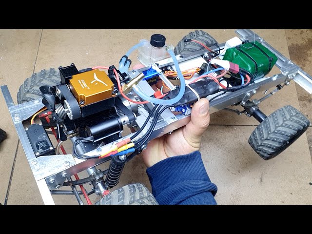 Nitro Engine Motor for my DIY car / TR'de ilk! / Ev yapımı arabaya Nitro Motor!!!