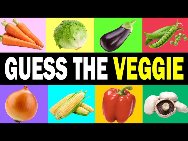 Guess The Vegetable Quiz | Test Your Veggie Knowledge 🌶️ 🥕 🥬