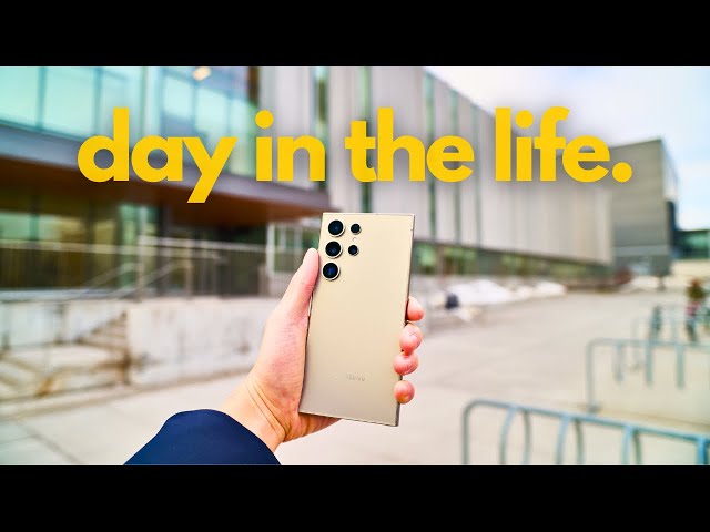 A Day In The Life with the Galaxy S24 Ultra - A University Student's Review