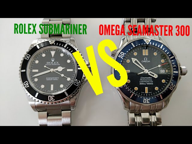 Rolex Submariner VS Omega Seamaster 300: who is the king of the vintage watch world?