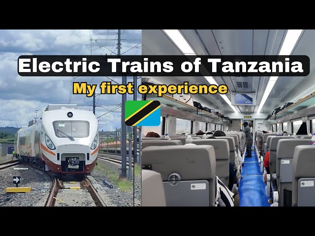 Testing an Electric Train of Tanzania from Dar es Salaam to Dodoma. Africa is Changing