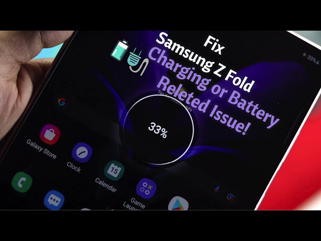 How to Fix Samsung Galaxy Z Fold 5G Phones with Slow Charge!