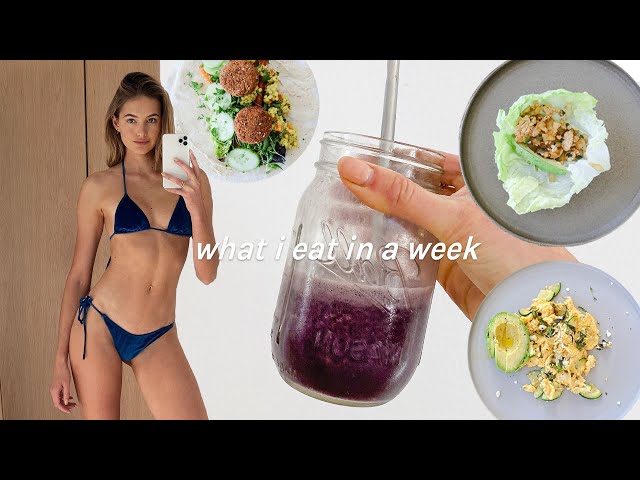 what i eat in a week to stay fit | easy & realistic recipes