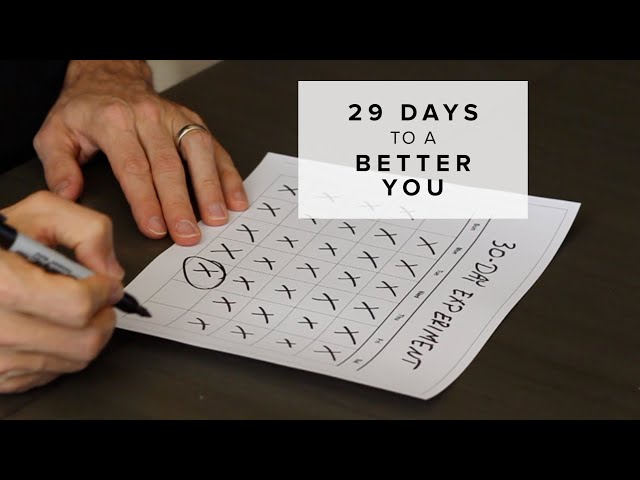 29 Days to a Better You
