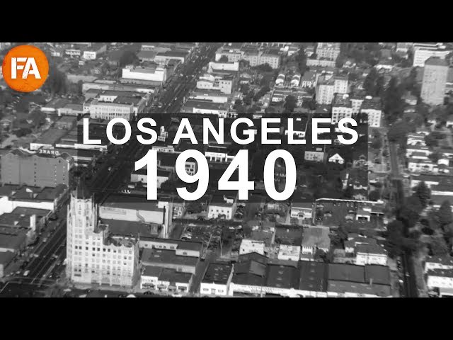 1940s Los Angeles From the Air - Vintage
