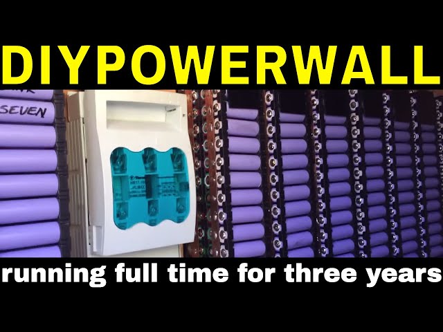 Building a DIY Powerwall from used laptop batteries