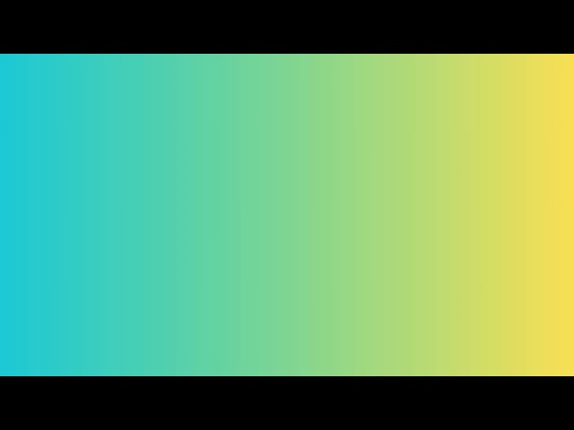 3 Hours of Serene Teal & Yellow Gradient - Relaxing, Meditative Background
