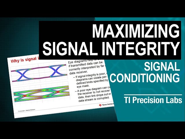 How does signal integrity affect eye diagrams?