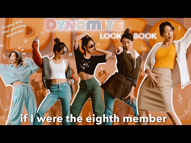 spicy 'n retro BTS DYNAMITE INSPIRED OUTFITS I'd wear as the 8th member