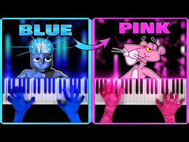 💙 I’m Blue vs Pink Panther 🩷 PIANO BATTLE!