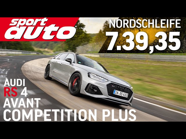 Audi RS 4 Avant Competition Plus | Nordschleife HOT LAP 7.39,35 min | sport auto Supertest
