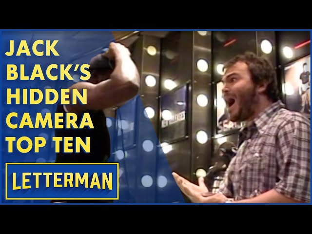 Jack Black's Hidden Camera Top Ten | Letterman