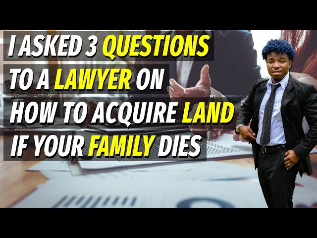 NO WILL [ HOW TO ACQUIRE LAND IF FAMILY DIES ] JAMAICA