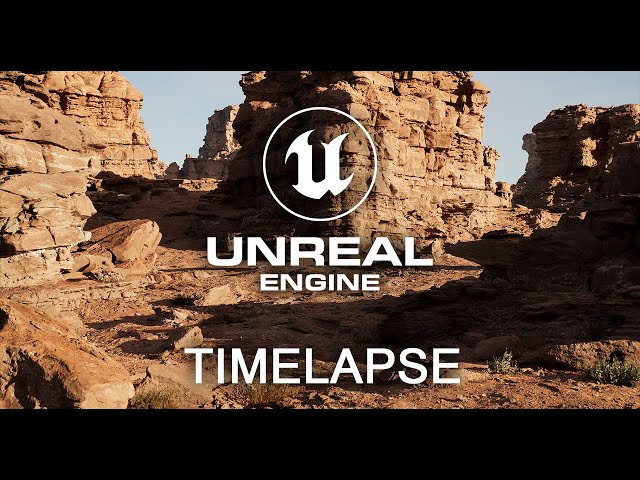 Unreal Engine 5 - Megascans Environment Timelapse