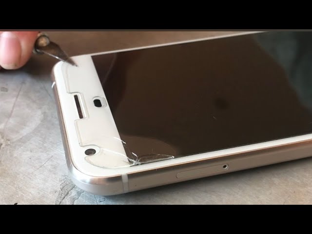 TIPS on removing cracked tempered glass screen protector THEN replacing it (invisible shield liquid)