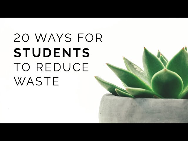 20 low-waste swaps 🌱 for teens + students!