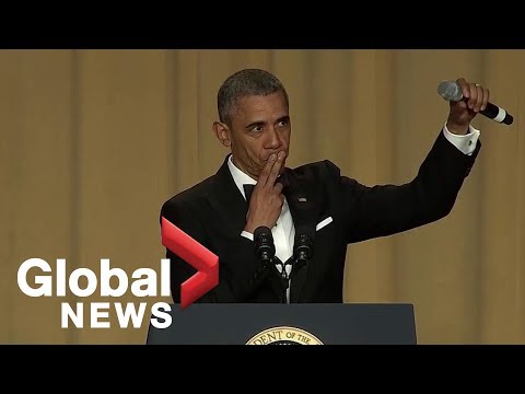 "Obama out:" President Barack Obama's hilarious final White House correspondents' dinner speech