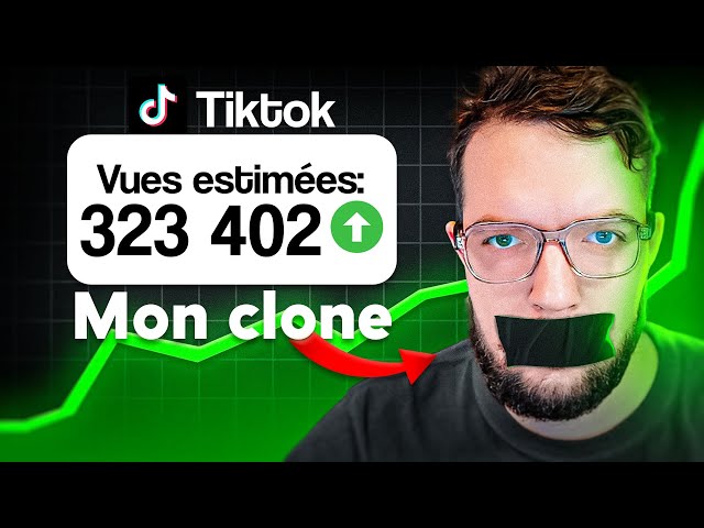 Mon clone IA a publié sur Tiktok pendant 30 jours 🤯 (étude de cas)
