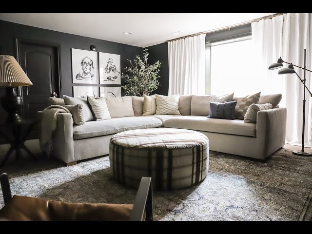 Styling our Basement Family Room