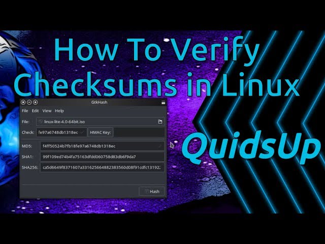 How to Verify Checksums In Linux
