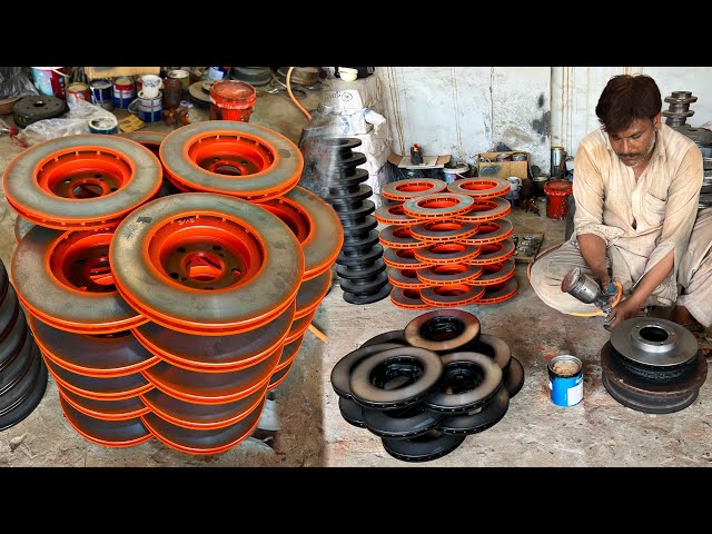 Amazing Manufacturing of A Car Disk Brake Plate |
