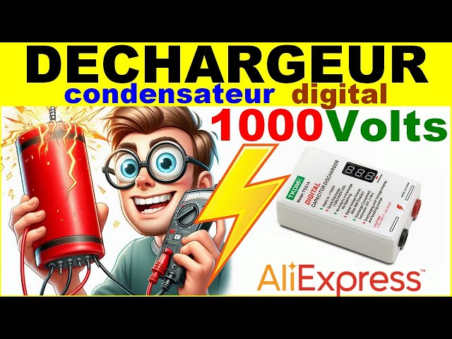 Déchargeur de condensateur électronique 1000 Volts digital TKDMR capacitor discharger Aliexpress