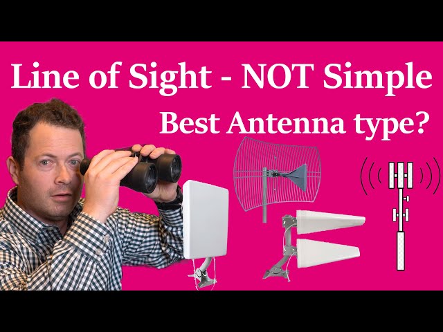 ✅ What is Cellular Line of Sight to a Tower?  What External Antenna to Choose?