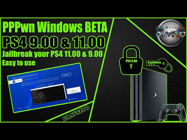 How to run PS4 11.00 & 9.00 PPPwn Exploit on Windows 10 & 11 | Easy to use
