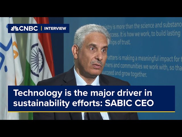 Technology is the major driver in sustainability efforts: SABIC CEO