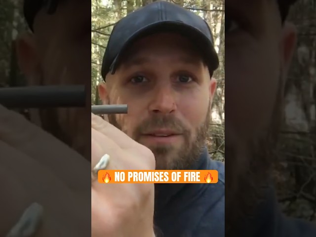 Fire Steel DOES NOT MEAN Fire 🔥- Truths about Survival #survival #bushcraft #outdoors #campfire