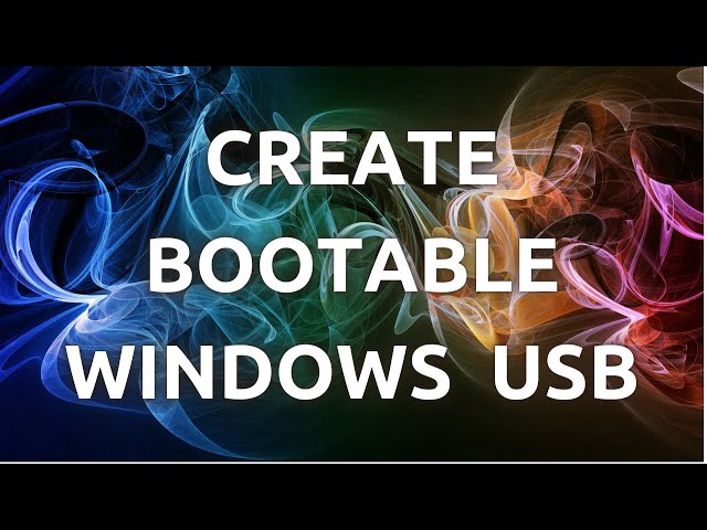 "Creating a Bootable Windows USB Flash Drive in Linux - Step-by-Step Tutorial"