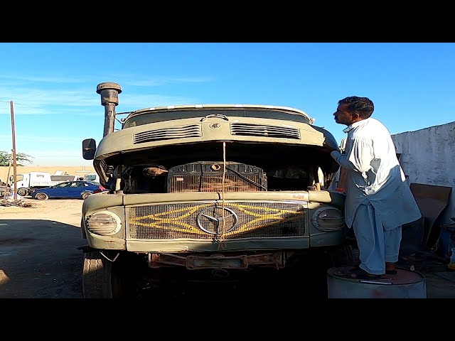 Mercedes Truck Cabin Repairing and Chassis Painting