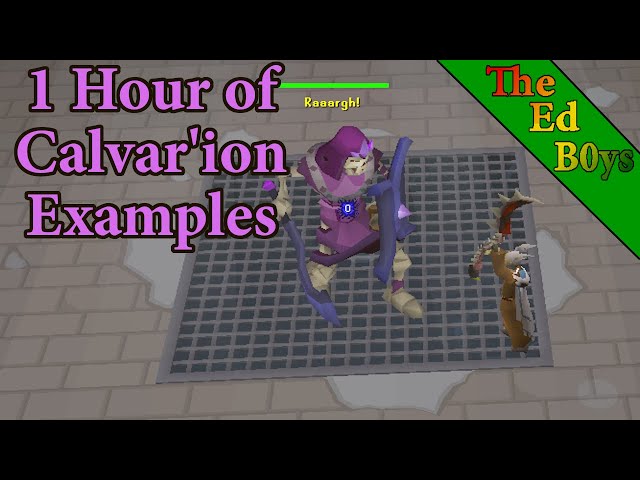 OSRS 1 Hour of Calvar'ion | Calvarion Example Kills