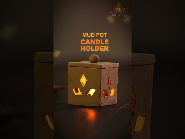 Mud Pot Candle Holder #ventunoart #diy ##diycrafts #crafts #craftideas #diycraft @VENTUNOART