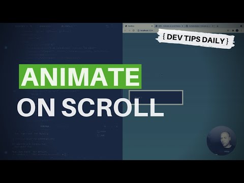 How to animate HTML elements on scroll