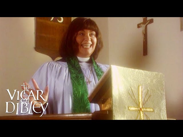 Geraldine's First Sermon | The Vicar of Dibley | BBC Comedy Greats