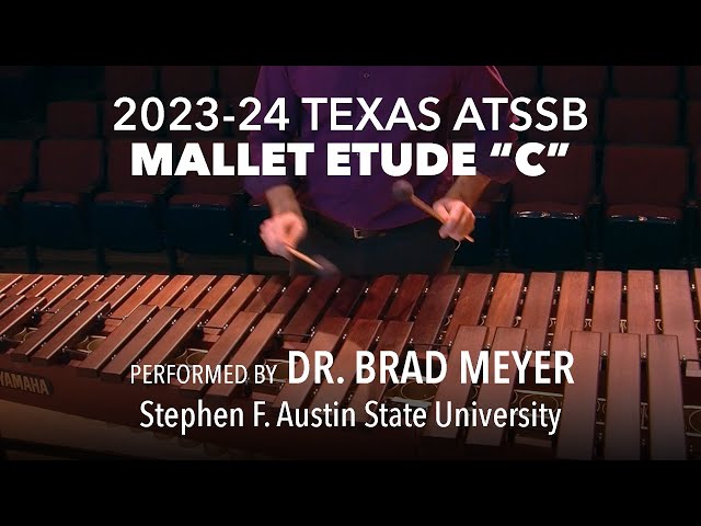 Texas ATSSB 2023 All State Mallet Etude | Year C