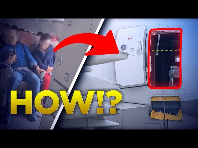Airplane-Door OPENS Mid-flight!  How was this possible?!