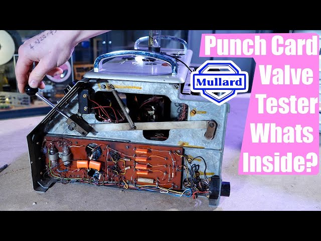 Punch Card Controlled Vintage Valve Tester? Mullard High Speed Valve Tester