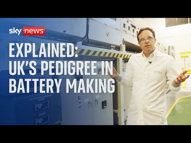 How lithium batteries are made by one of the UK's only producers