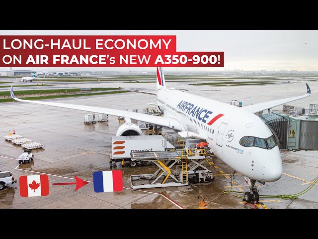 BRUTALLY HONEST | Economy Class on Air France's AIRBUS A350-900 from Toronto to Paris CDG!