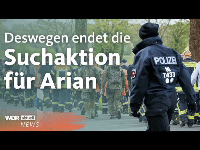 Arian immer noch verschwunden: Suche vor Ort eingestellt | WDR Aktuelle Stunde